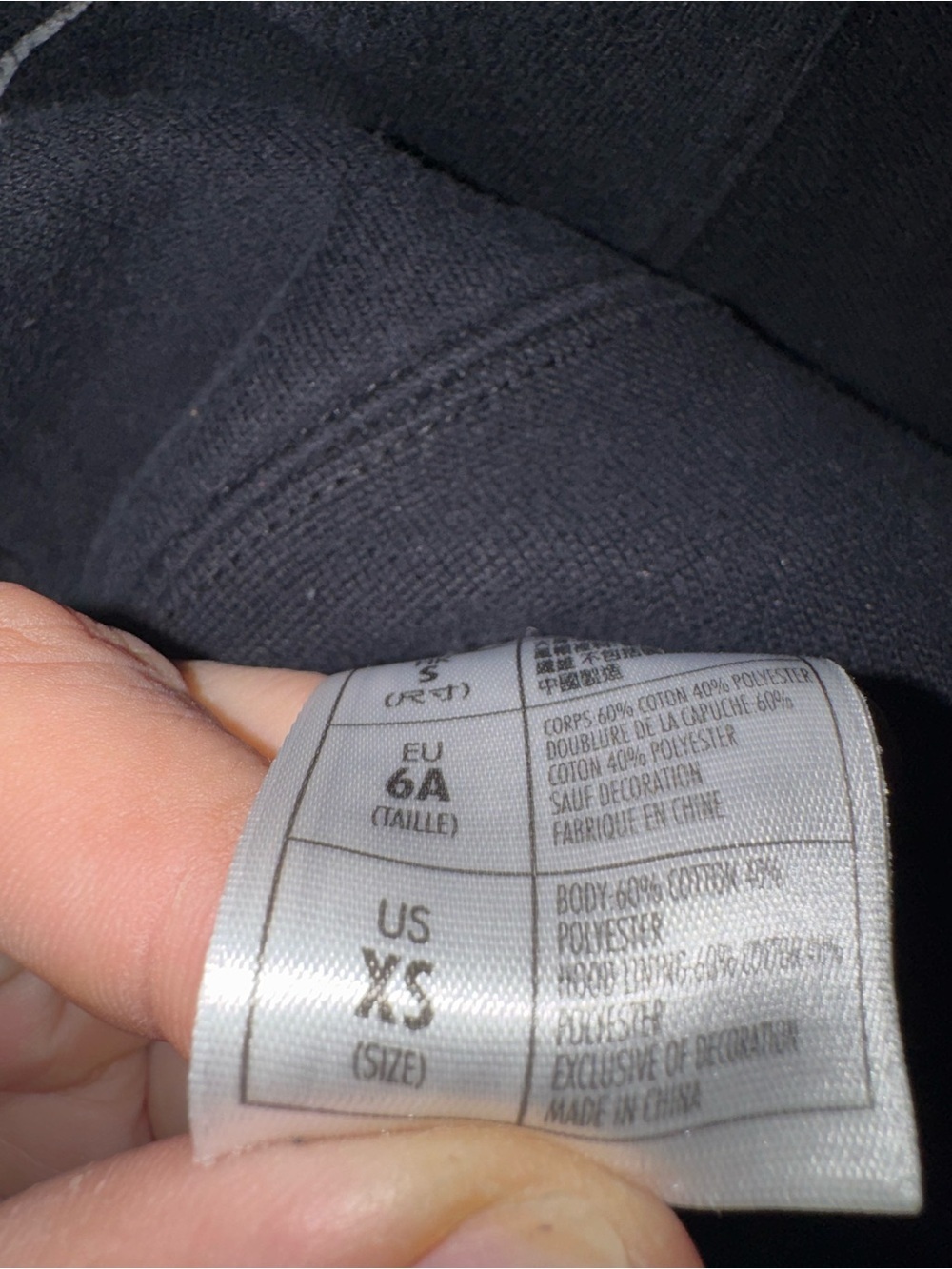 Disney Parks Mickey Mouse Kids XS Black Hoodie 3D Ears Front & Back Graphic - Picture 9 of 10